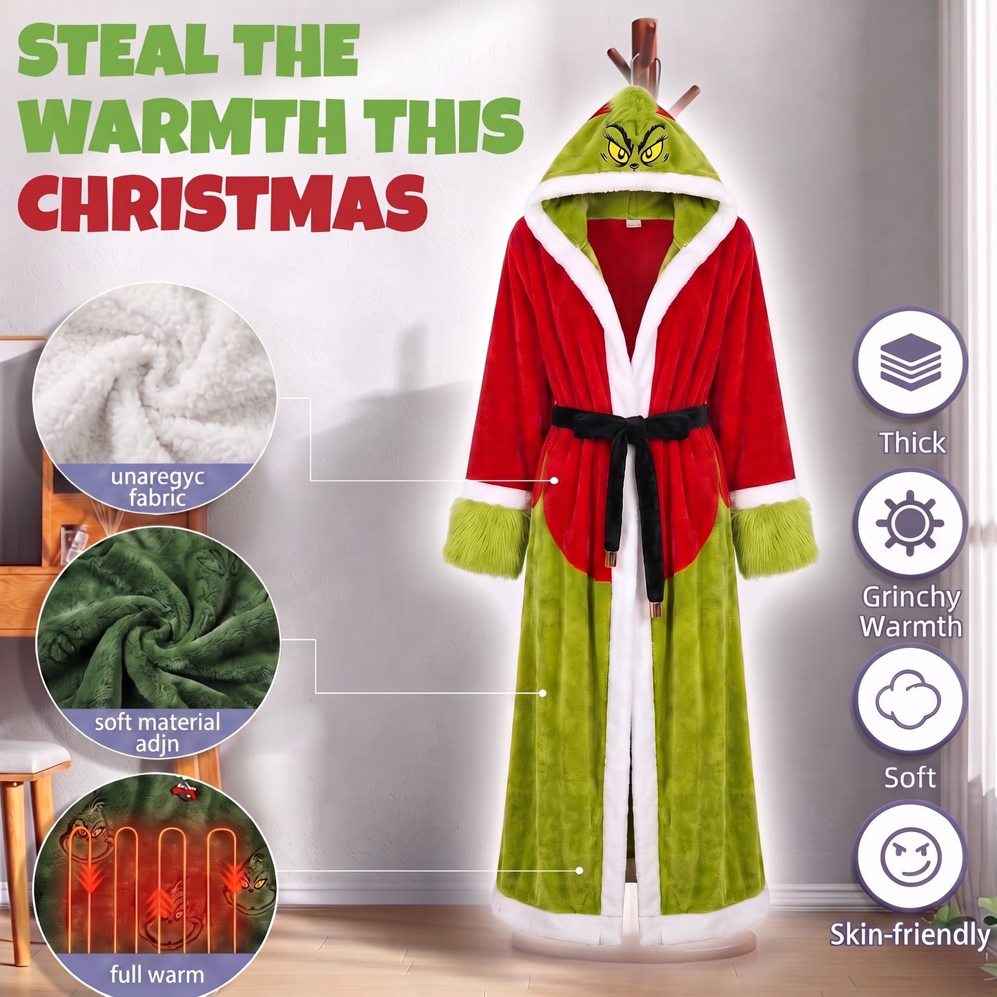 Snug Grump Heated Robe